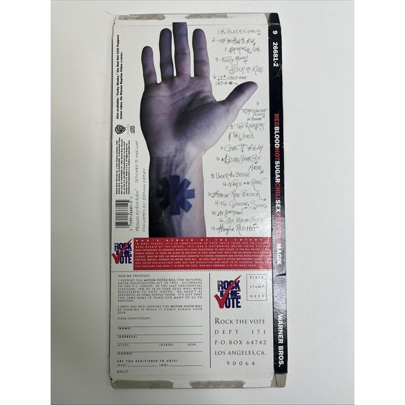 Red Hot Chili Peppers Blood Sugar Sex Magik CD Longbox ONLY No CD - Picture 2 of 8